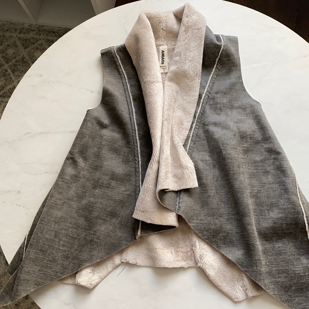 Amadi Brown Fur Vest